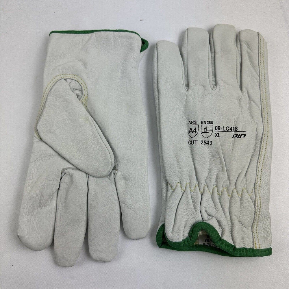 Pip 09-Lc418/Xl Leather Glove ,XL size, Gunn Cut